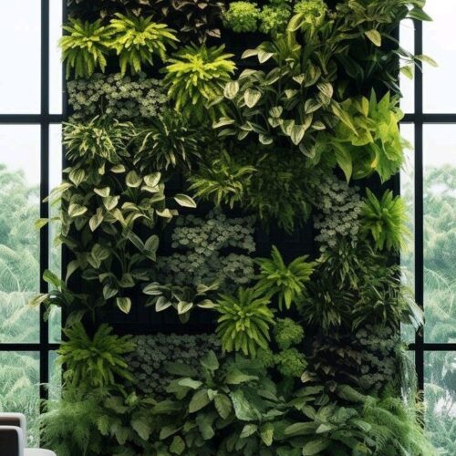 Design d'un mur végétal _ des idées tendances pour inspiration dans vos décorations_