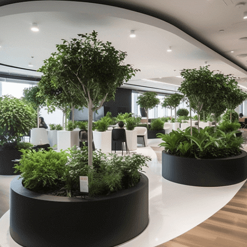 Kantoorbeplanting in Hilversum
